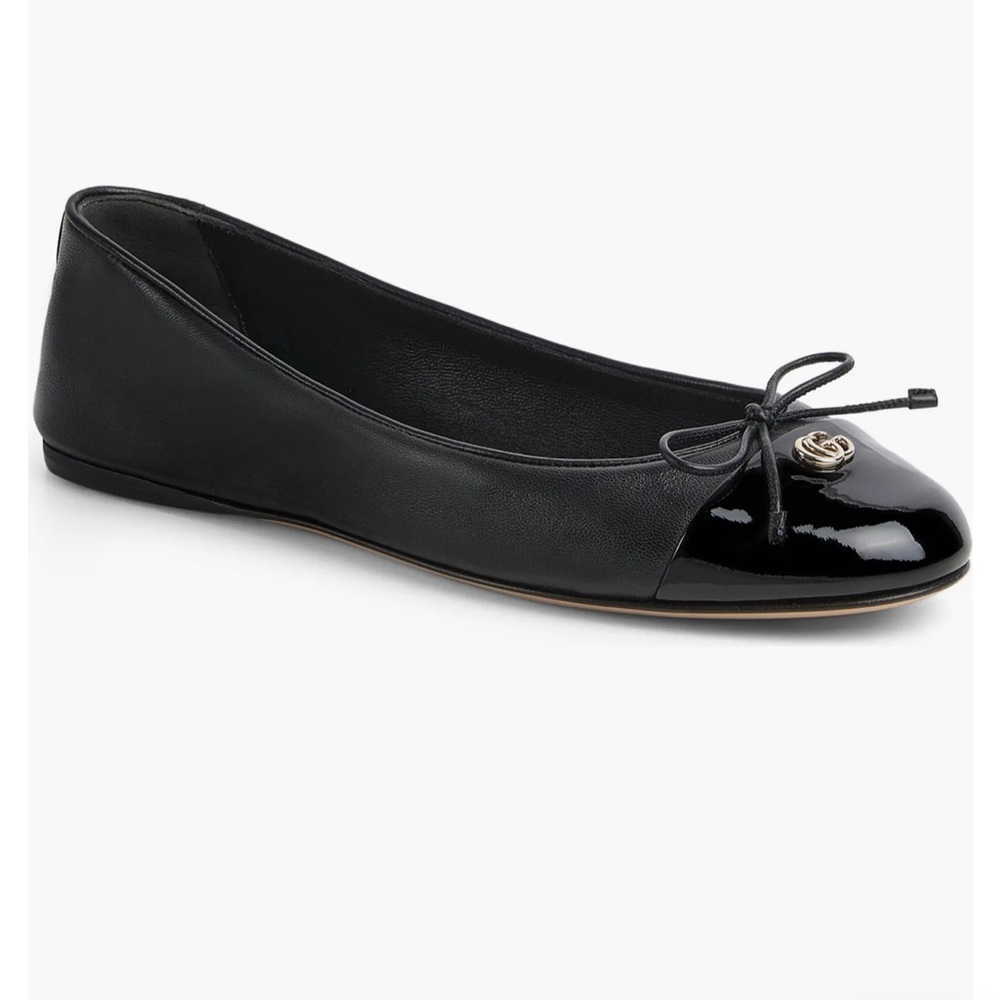 New w box Gucci shoes Double G Flats authentic proof of purchase size 7.5